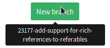 New Branch Button